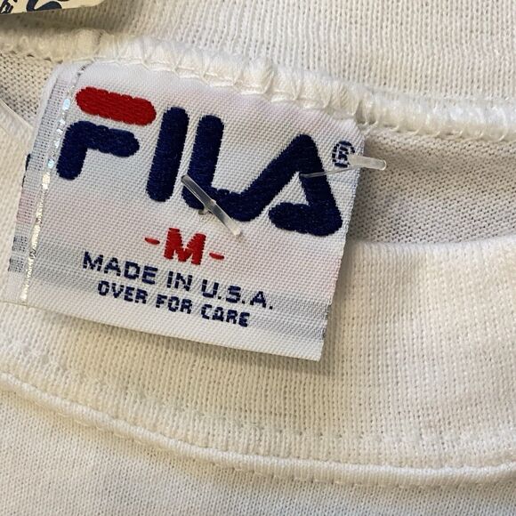 VTG Fila TennisGolf Skirt Set 32” Crop Top Black White Flecked Pickleball NWT 14 - Picture 5 of 10